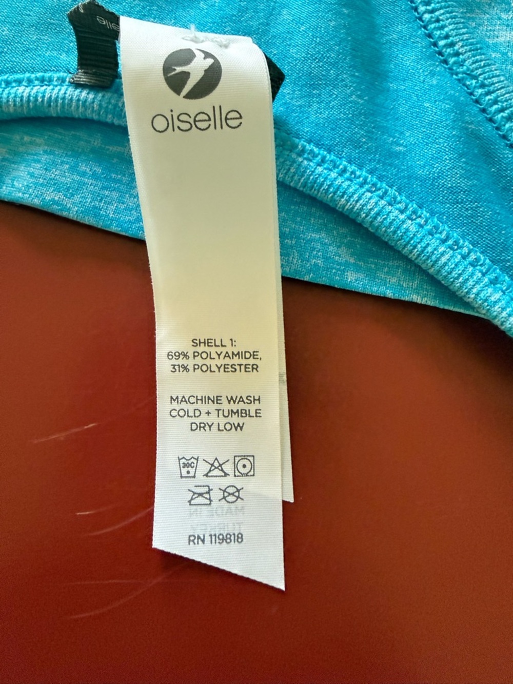 oiselle turquoise racerback training tank - Picture 3 of 6